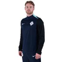 Nike KNVB Scheidsrechters Trainingstrui 1/4-Zip 2024-2026 Donkerblauw