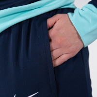 Nike KNVB Trainingspak 1/4-Zip 2024-2026 Dames Donkerblauw Turquoise