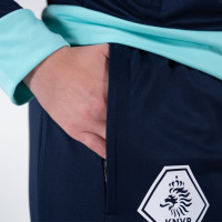 Nike KNVB Tracksuit 2024-2026 Women's Dark Blue Turquoise