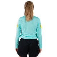 Nike KNVB Scheidsrechtersshirt 2024-2026 Lange Mouwen Dames Turquoise