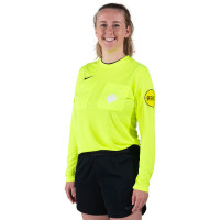 Nike KNVB Long Sleeve Referee Kit 2024-2026 Women's Neon Yellow