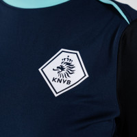 Nike KNVB Scheidsrechters Trainingsshirt 2024-2026 Dames Donkerblauw