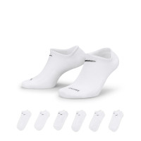 Nike Everyday Lightweight Short Sports Socks 6-Pack White