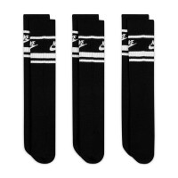 Nike Essential Everyday Sports Socks 3-Pack Black White