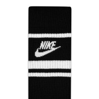Nike Essential Everyday Sports Socks 3-Pack Black White