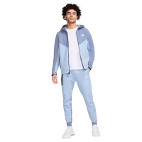 Nike Tech Fleece Trainingspak Sportswear Lichtblauw Blauwgrijs Zwart
