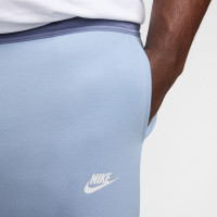 Nike Tech Fleece Joggingbroek Sportswear Lichtblauw Blauwgrijs Wit