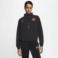 Nike Nederland 1/4 Zip Trainingstrui 2020-2022 Dames Zwart