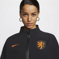 Nike Nederland 1/4 Zip Trainingstrui 2020-2022 Dames Zwart