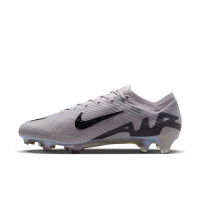 Nike Zoom Mercurial Vapor Elite 15 Gras Voetbalschoenen (FG) Grijs Zwart Roze