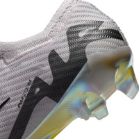 Nike Zoom Mercurial Vapor Elite 15 Gras Voetbalschoenen (FG) Grijs Zwart Roze