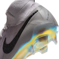 Nike Phantom Luna Elite II Gras Voetbalschoenen (FG) Grijs Zwart Roze