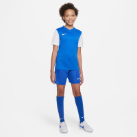 Nike Tiempo Premier II Kids Blue White Football Shirt