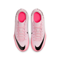 Nike Mercurial Vapor Club 15 Gras / Kunstgras Voetbalschoenen (MG) Kids Lichtroze Zwart