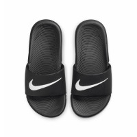 Nike Kawa Kids Slippers Black White