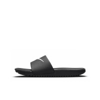 Nike Kawa Kids Slippers Black White