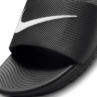 Nike Kawa Kids Slippers Black White
