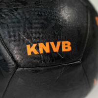 KNVB Logo Football Size 5 Black Orange