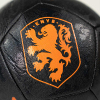 KNVB Logo Football Size 5 Black Orange