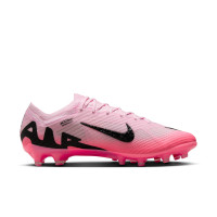 Nike Zoom Mercurial Vapor Elite 15 Kunstgras Voetbalschoenen (AG) Lichtroze Felroze Zwart