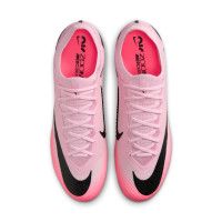 Nike Zoom Mercurial Vapor Elite 15 Kunstgras Voetbalschoenen (AG) Lichtroze Felroze Zwart