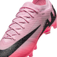 Nike Zoom Mercurial Vapor Elite 15 Kunstgras Voetbalschoenen (AG) Lichtroze Felroze Zwart