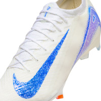 Nike Zoom Mercurial Vapor 16 Elite Gras Football Shoes (FG) White Blue Orange