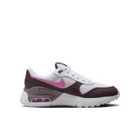Nike Air Max Sneakers Systm Kids Wit Roze Bordeauxrood