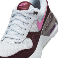 Nike Air Max Sneakers Systm Kids Wit Roze Bordeauxrood