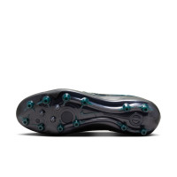 Nike Tiempo Legend Elite 10 Kunstgras Voetbalschoenen (AG) Zwart Donkergroen