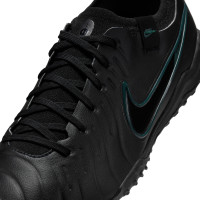 Nike Tiempo Legend Pro 10 Turf Voetbalschoenen (TF) Zwart Donkergroen