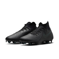 Nike Phantom Luna Academy II Gras / Kunstgras Voetbalschoenen (MG) Zwart Donkergroen