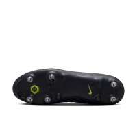 Nike Phantom GX Academy II IJzeren-Nop Voetbalschoenen (SG) Anti-Clog Zwart Donkergroen