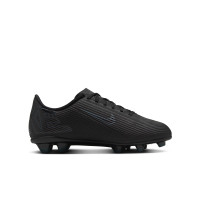 Nike Mercurial Vapor Club 16 Grass/Artificial Grass Football Shoes (MG) Kids Black Dark Green