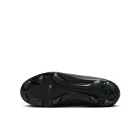 Nike Mercurial Vapor Club 16 Grass/Artificial Grass Football Shoes (MG) Kids Black Dark Green