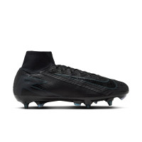 Nike Zoom Mercurial Superfly Elite 10 IJzeren-Nop Voetbalschoenen (SG) Zwart Donkergroen