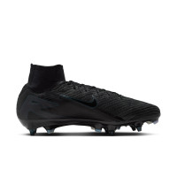 Nike Zoom Mercurial Superfly Elite 10 IJzeren-Nop Voetbalschoenen (SG) Zwart Donkergroen