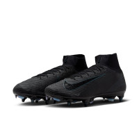Nike Zoom Mercurial Superfly Elite 10 IJzeren-Nop Voetbalschoenen (SG) Zwart Donkergroen