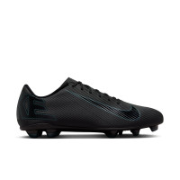 Nike Mercurial Vapor Club 16 Grass/Artificial Grass Football Shoes (MG) Black Dark Green