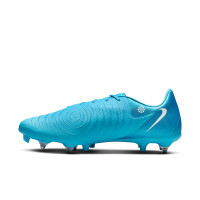Nike Phantom GX Academy II IJzeren-Nop Voetbalschoenen (SG) Anti-Clog Blauw Wit
