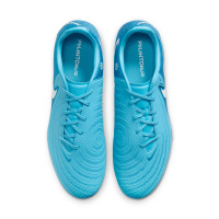 Nike Phantom GX Academy II IJzeren-Nop Voetbalschoenen (SG) Anti-Clog Blauw Wit
