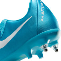 Nike Phantom GX Academy II IJzeren-Nop Voetbalschoenen (SG) Anti-Clog Blauw Wit