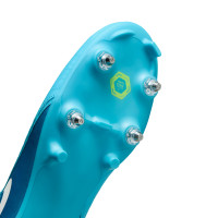Nike Phantom GX Academy II IJzeren-Nop Voetbalschoenen (SG) Anti-Clog Blauw Wit