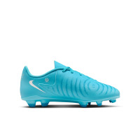 Nike Phantom GX Club II Grass/Artificial Grass Football Shoes (MG) Kids Blue White
