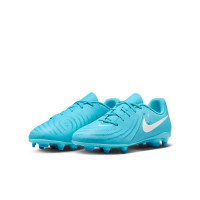 Nike Phantom GX Club II Grass/Artificial Grass Football Shoes (MG) Kids Blue White
