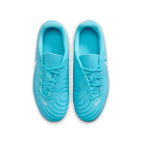 Nike Phantom GX Club II Grass/Artificial Grass Football Shoes (MG) Kids Blue White