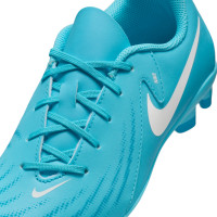 Nike Phantom GX Club II Grass/Artificial Grass Football Shoes (MG) Kids Blue White