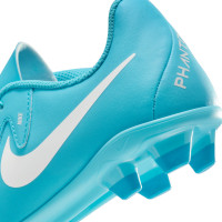 Nike Phantom GX Club II Grass/Artificial Grass Football Shoes (MG) Kids Blue White