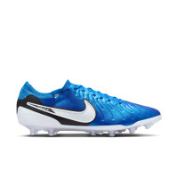 Nike Tiempo Legend Elite 10 Kunstgras Voetbalschoenen (AG) Blauw Wit Zwart