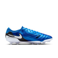 Nike Tiempo Legend Elite 10 Kunstgras Voetbalschoenen (AG) Blauw Wit Zwart